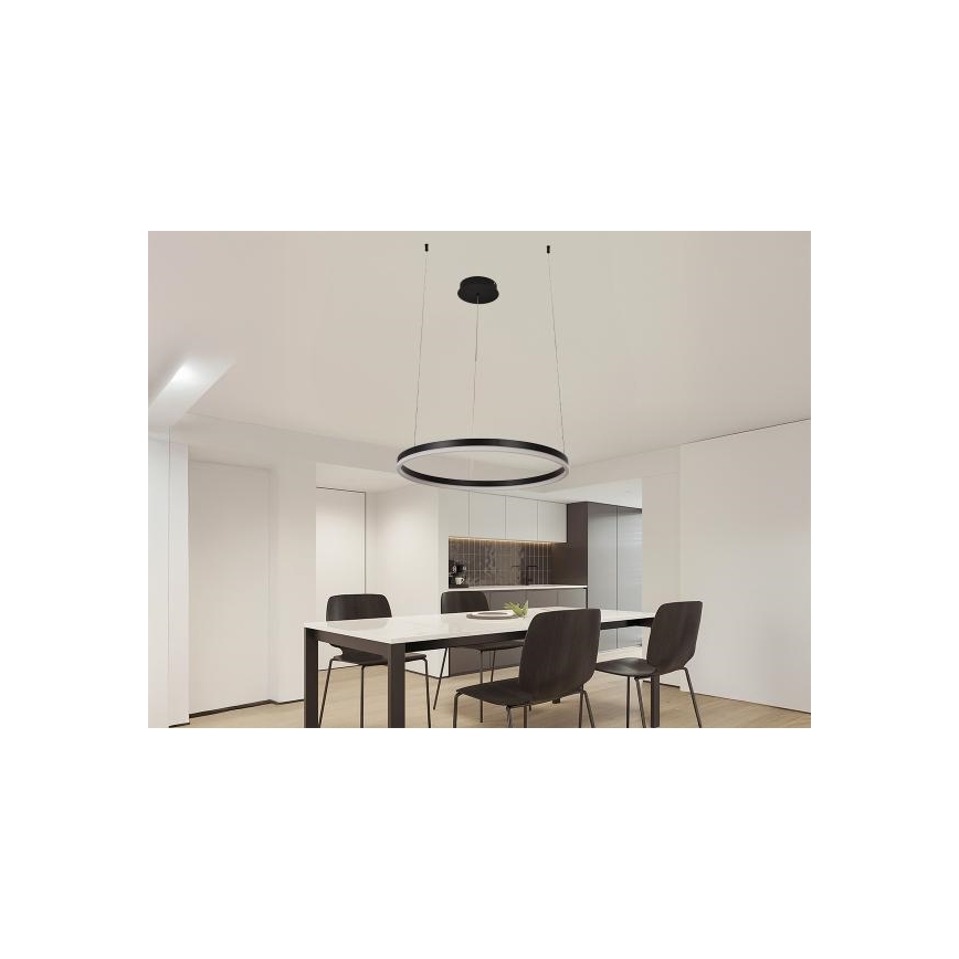 LED Stmívatelný lustr na lanku LED/42W/230V 3000-6500K + dálkové ovládání