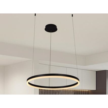 LED Stmívatelný lustr na lanku LED/42W/230V 3000-6500K + dálkové ovládání