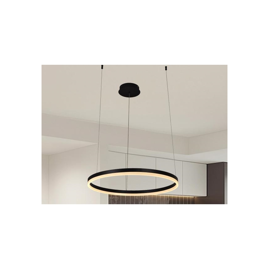 LED Stmívatelný lustr na lanku LED/42W/230V 3000-6500K + dálkové ovládání