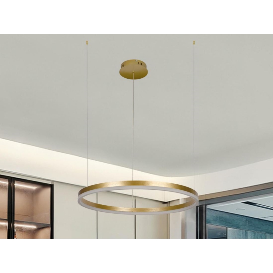 LED Stmívatelný lustr na lanku LED/42W/230V 3000-6500K + dálkové ovládání