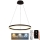 LED Stmívatelný lustr na lanku LED/42W/230V 3000-6500K pr. 60 cm + dálkové ovládání