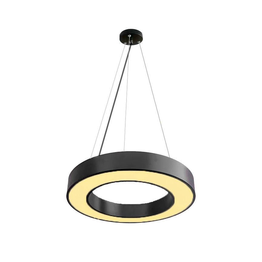 LED Stmívatelný lustr na lanku LED/45W/230V 3000-6500K černá + dálkové ovládání