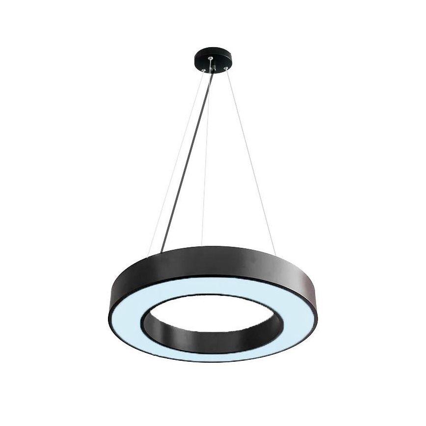 LED Stmívatelný lustr na lanku LED/45W/230V 3000-6500K černá + dálkové ovládání
