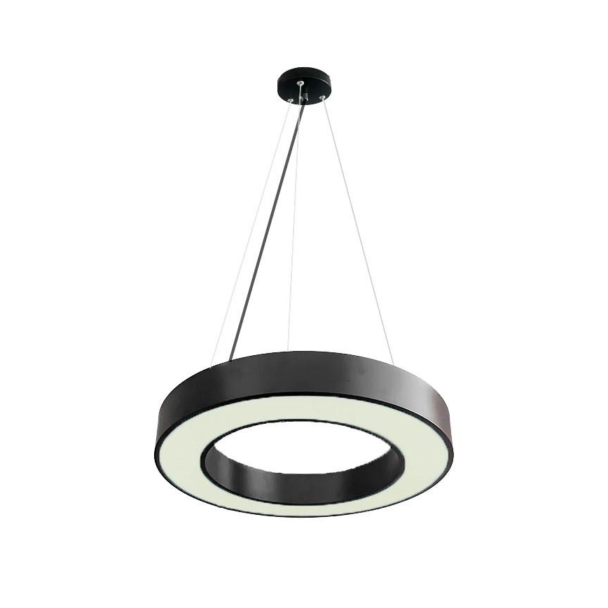 LED Stmívatelný lustr na lanku LED/45W/230V 3000-6500K černá + dálkové ovládání
