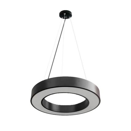 LED Stmívatelný lustr na lanku LED/45W/230V 3000-6500K černá + dálkové ovládání