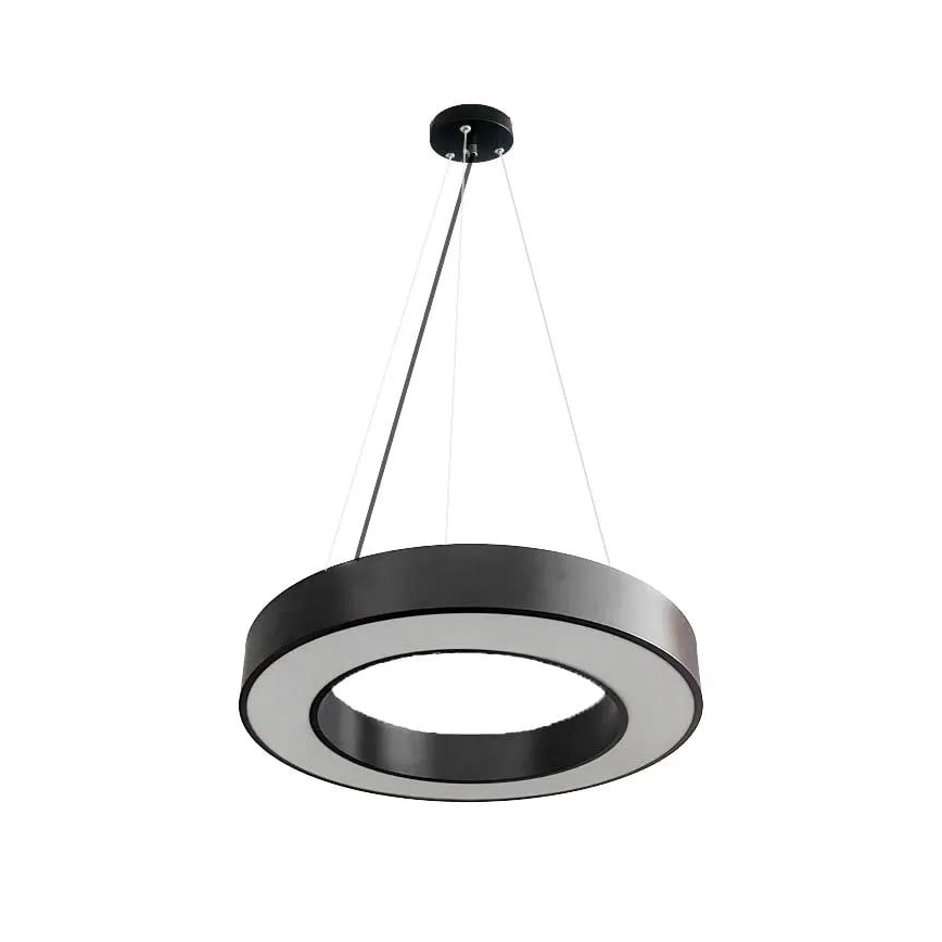 LED Stmívatelný lustr na lanku LED/45W/230V 3000-6500K černá + dálkové ovládání