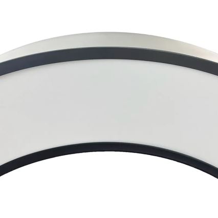 LED Stmívatelný lustr na lanku LED/45W/230V 3000-6500K černá + dálkové ovládání