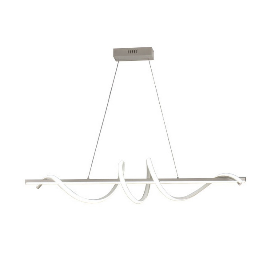 LED Stmívatelný lustr na lanku LED/50W/230V 3000-6500K 100 cm + dálkové ovládání