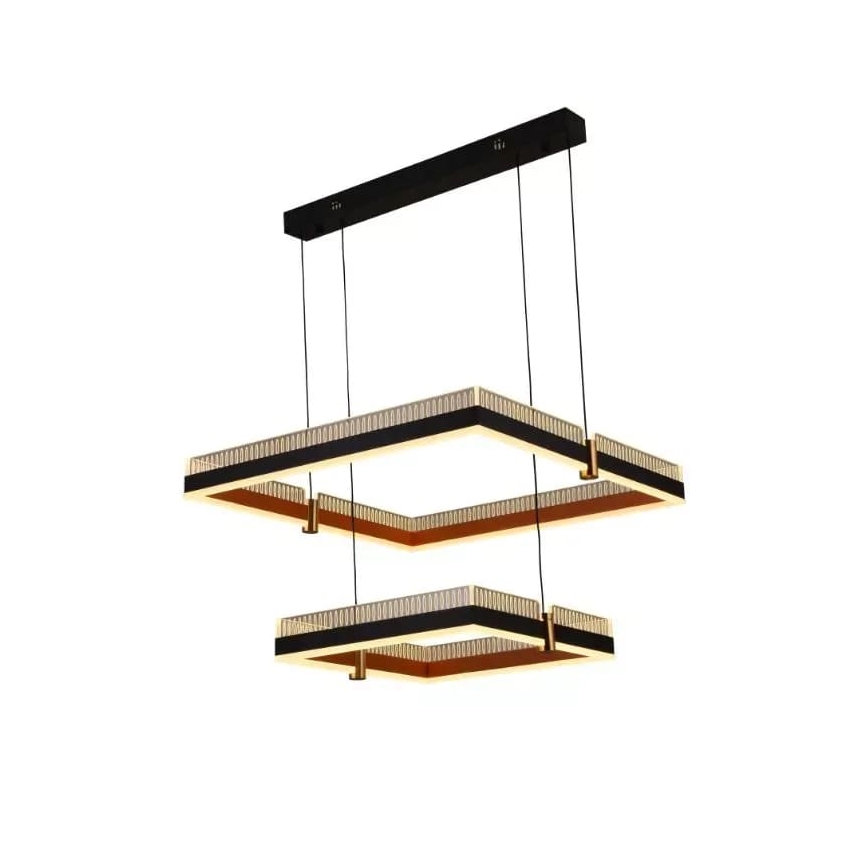 LED Stmívatelný lustr na lanku LED/50W/230V 3000-6500K + dálkové ovládání