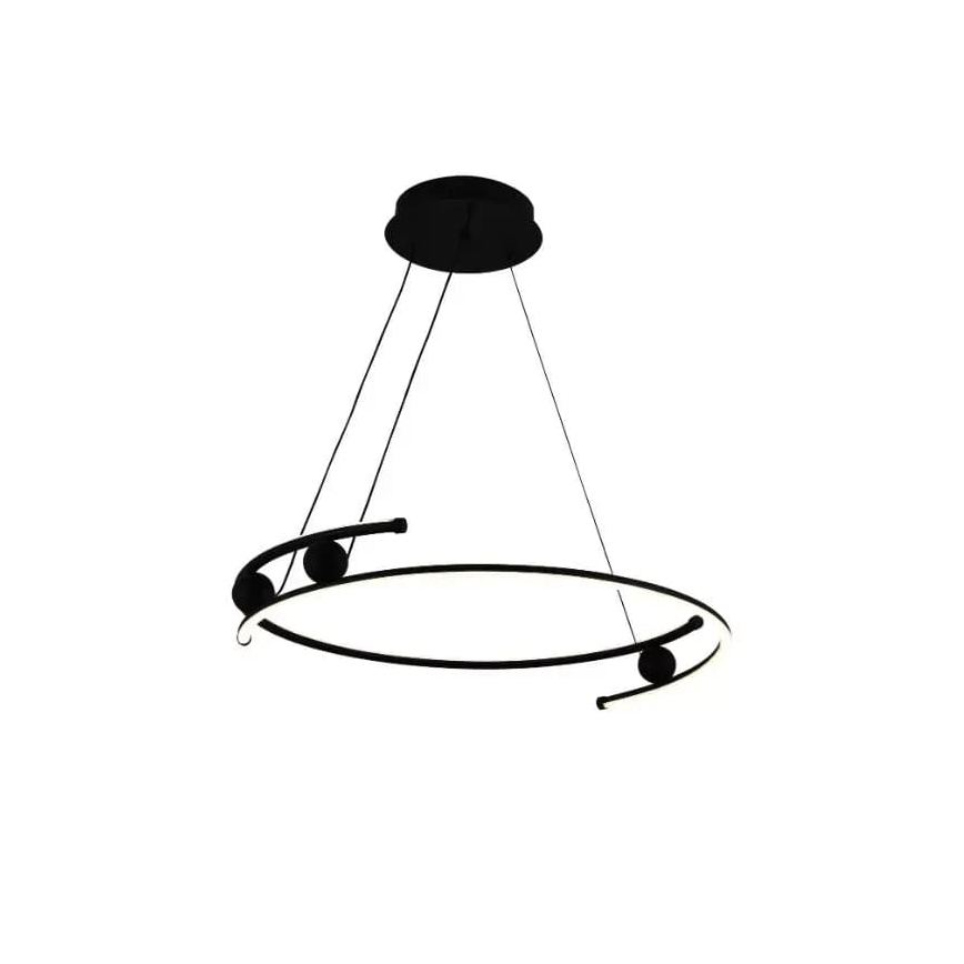 LED Stmívatelný lustr na lanku LED/50W/230V 3000-6500K + dálkové ovládání