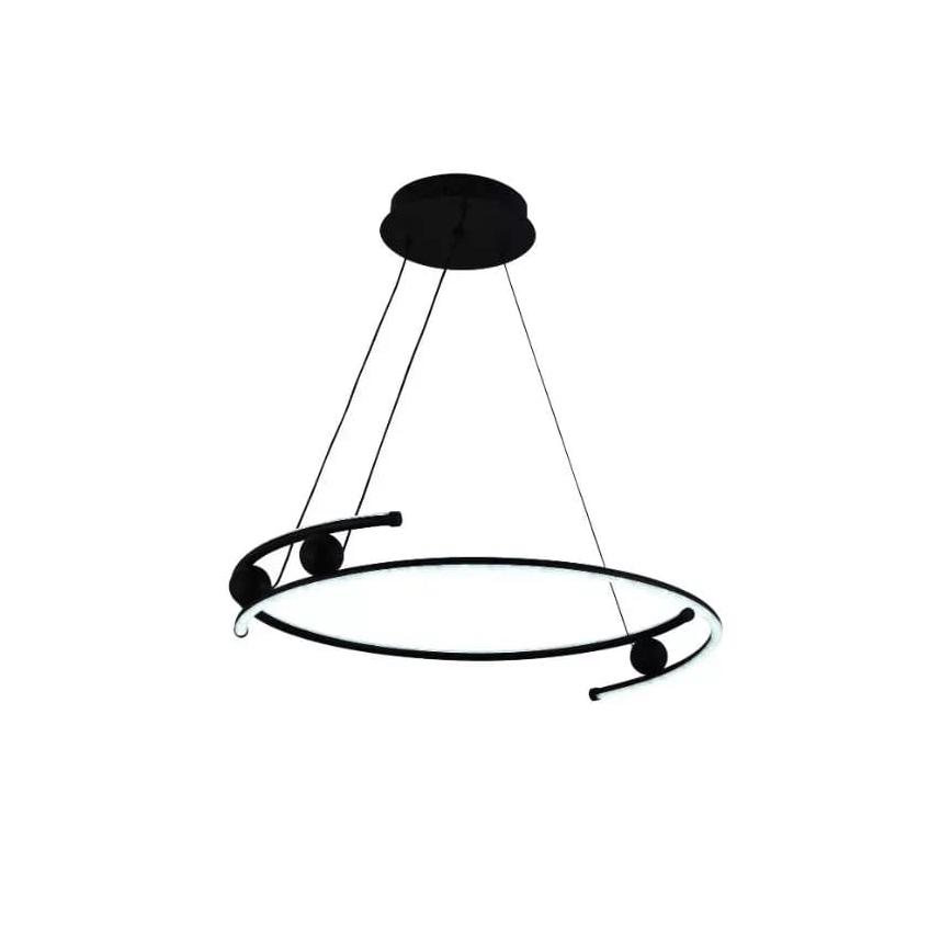LED Stmívatelný lustr na lanku LED/50W/230V 3000-6500K + dálkové ovládání