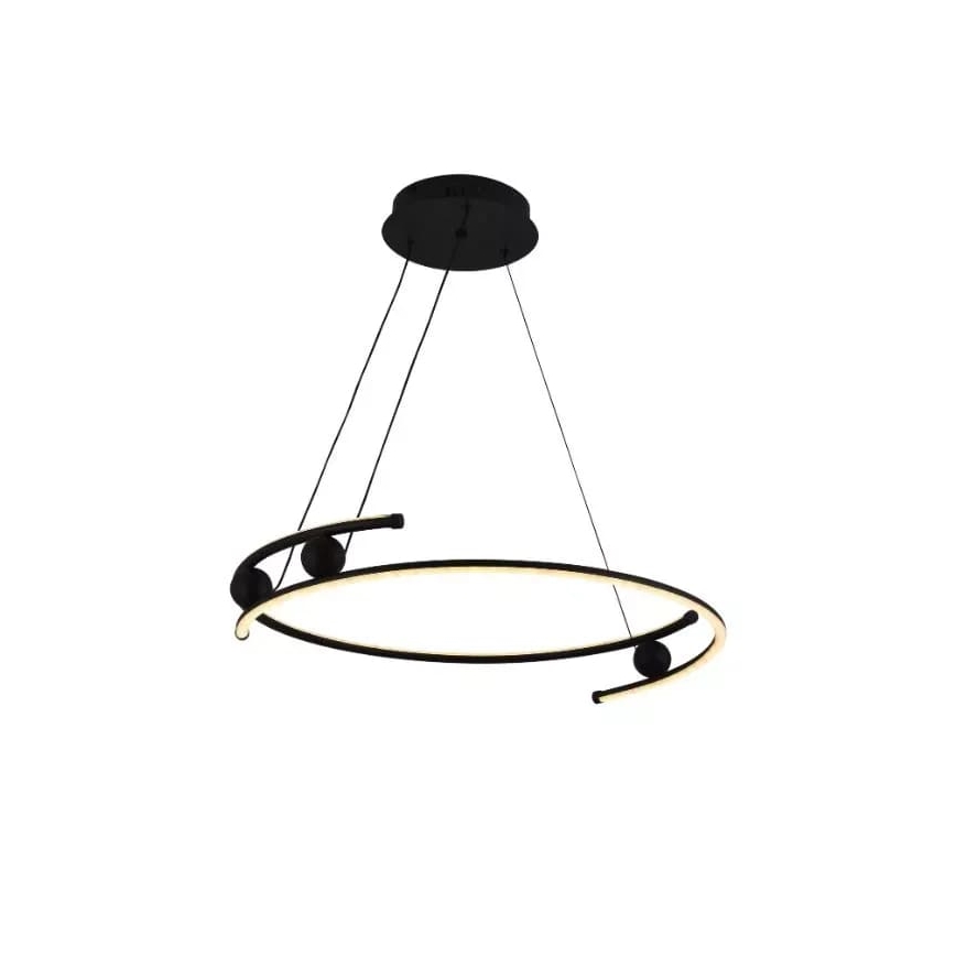 LED Stmívatelný lustr na lanku LED/50W/230V 3000-6500K + dálkové ovládání