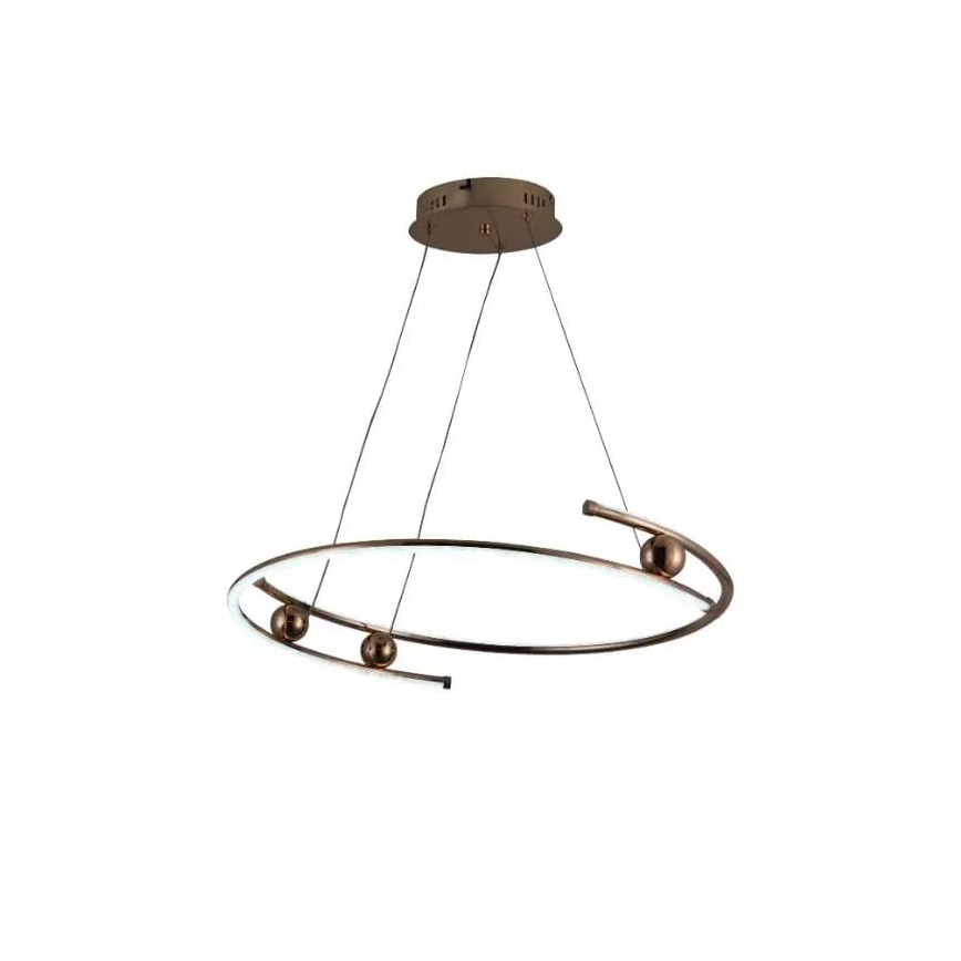 LED Stmívatelný lustr na lanku LED/50W/230V 3000-6500K + dálkové ovládání