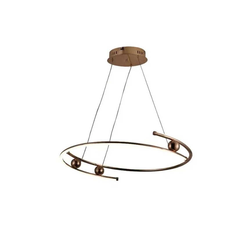 LED Stmívatelný lustr na lanku LED/50W/230V 3000-6500K + dálkové ovládání