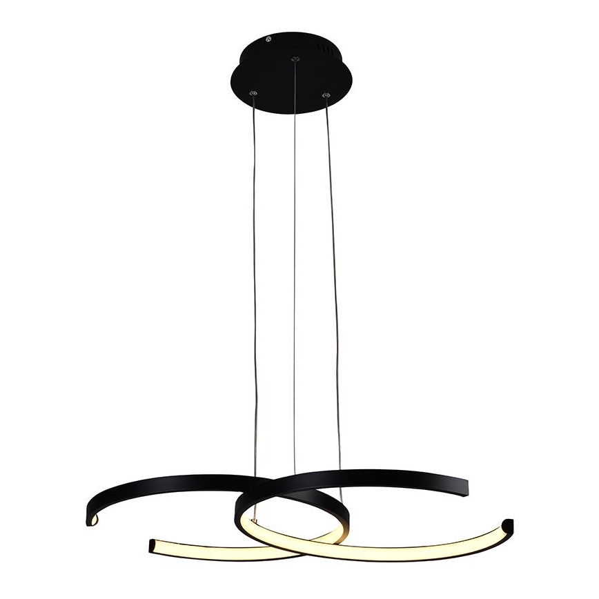 LED Stmívatelný lustr na lanku LED/50W/230V 3000-6500K + dálkové ovládání