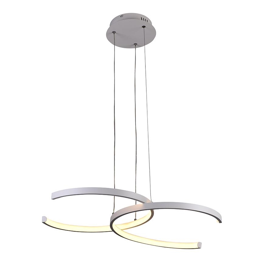 LED Stmívatelný lustr na lanku LED/50W/230V 3000-6500K + dálkové ovládání