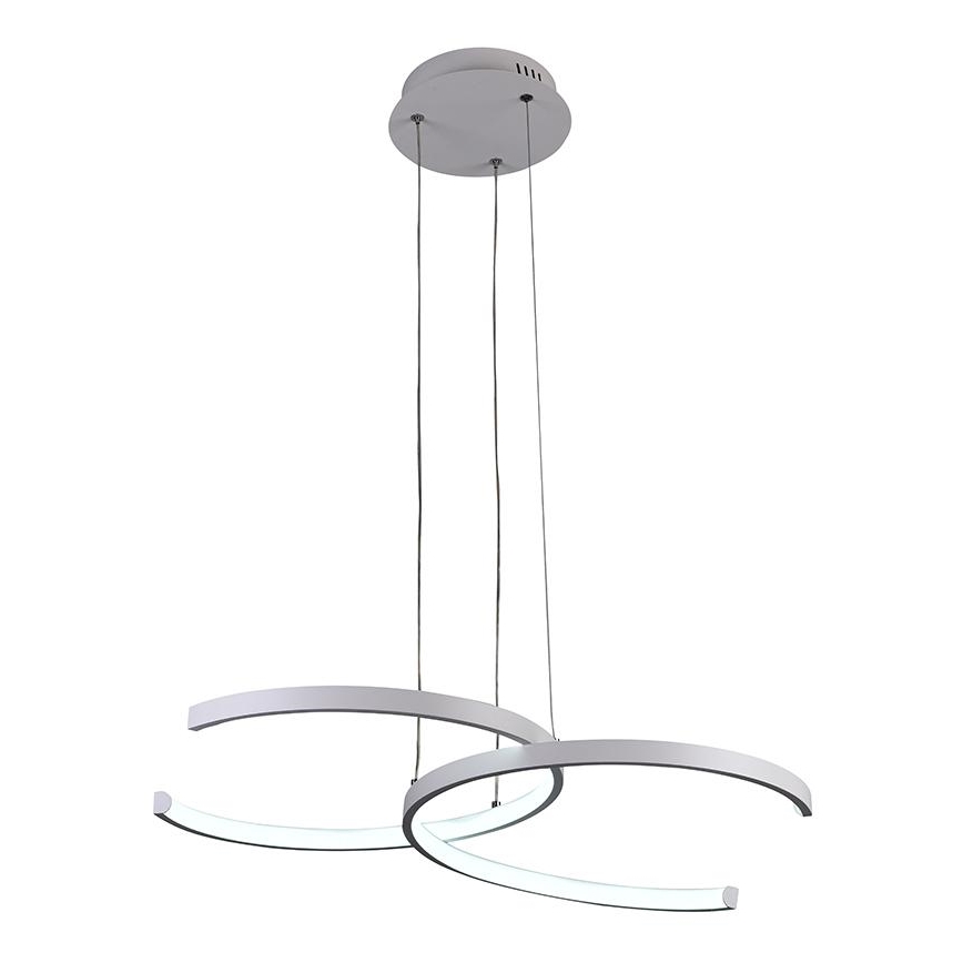 LED Stmívatelný lustr na lanku LED/50W/230V 3000-6500K + dálkové ovládání