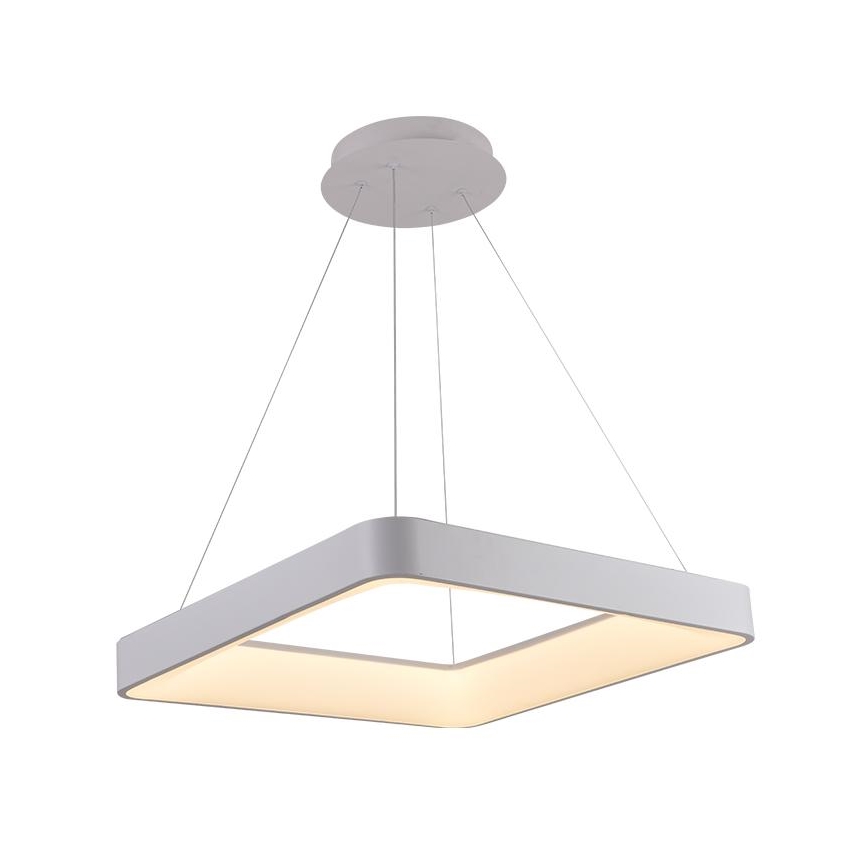 LED Stmívatelný lustr na lanku LED/55W/230V 3000-6500K bílá + dálkové ovládání