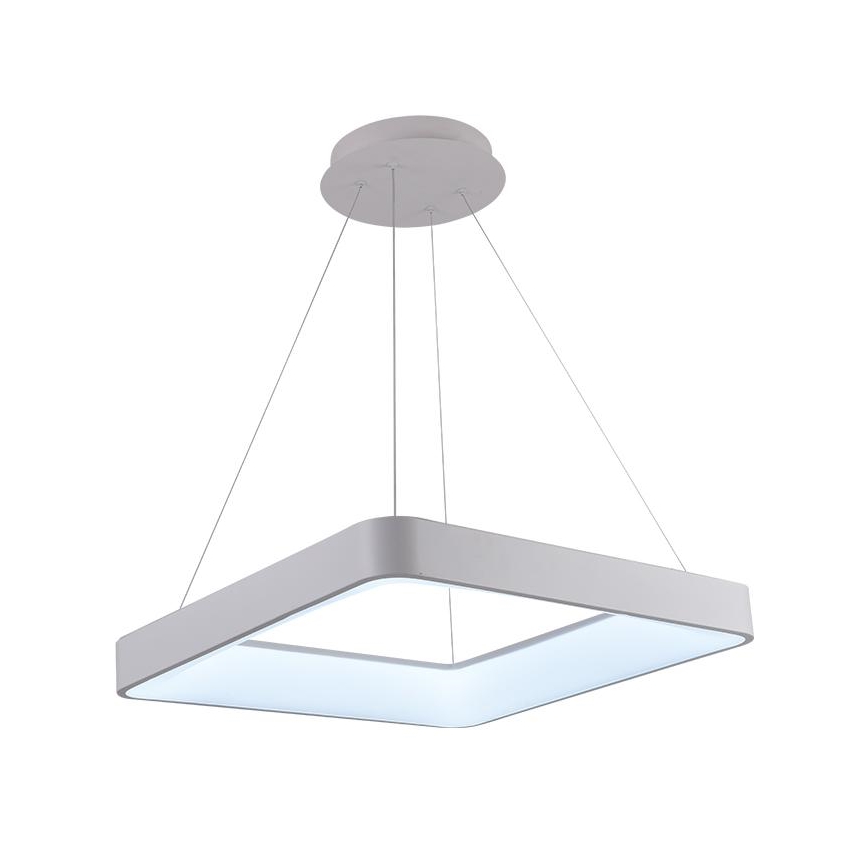 LED Stmívatelný lustr na lanku LED/55W/230V 3000-6500K bílá + dálkové ovládání