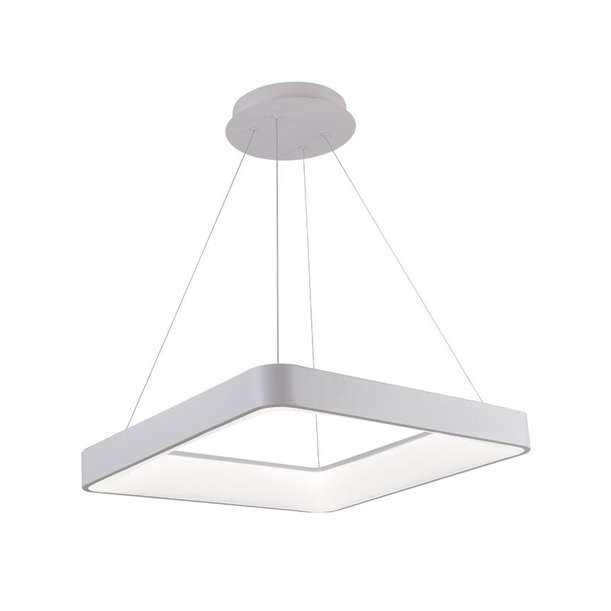 LED Stmívatelný lustr na lanku LED/55W/230V 3000-6500K bílá + dálkové ovládání