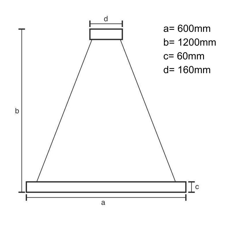 LED Stmívatelný lustr na lanku LED/55W/230V 3000-6500K bílá + dálkové ovládání