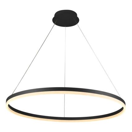 LED Stmívatelný lustr na lanku LED/55W/230V 3000-6500K pr. 80 cm + dálkové ovládání