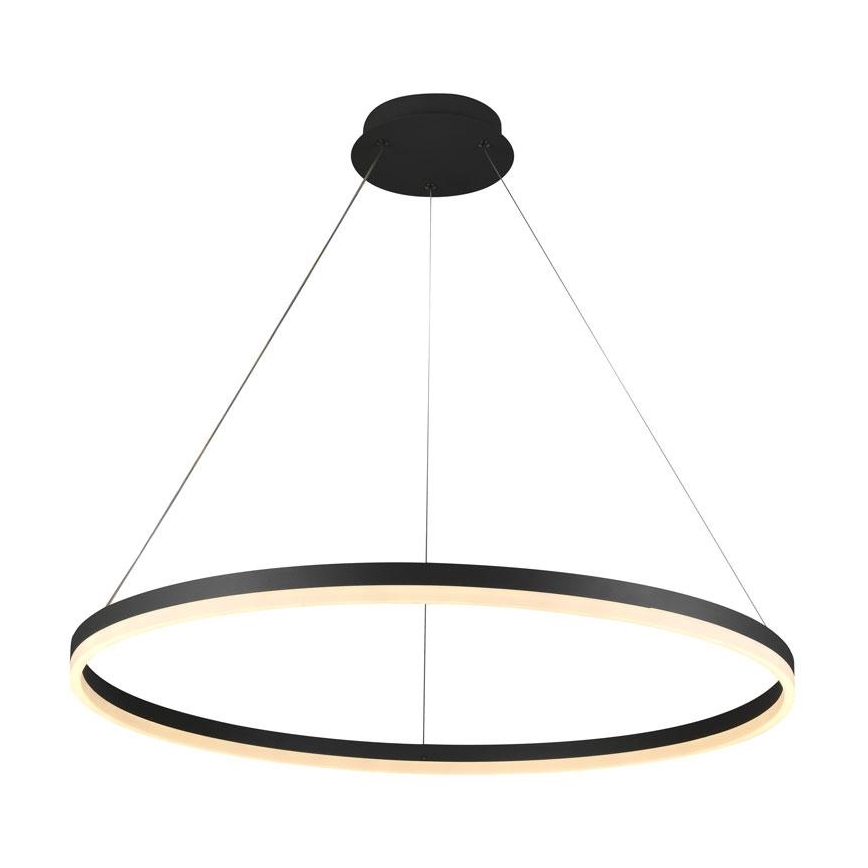 LED Stmívatelný lustr na lanku LED/55W/230V 3000-6500K pr. 80 cm + dálkové ovládání