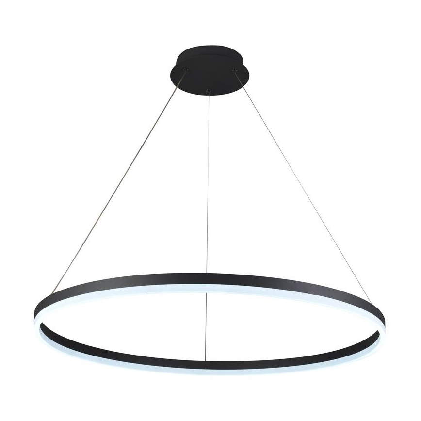 LED Stmívatelný lustr na lanku LED/55W/230V 3000-6500K pr. 80 cm + dálkové ovládání
