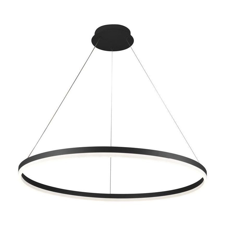 LED Stmívatelný lustr na lanku LED/55W/230V 3000-6500K pr. 80 cm + dálkové ovládání