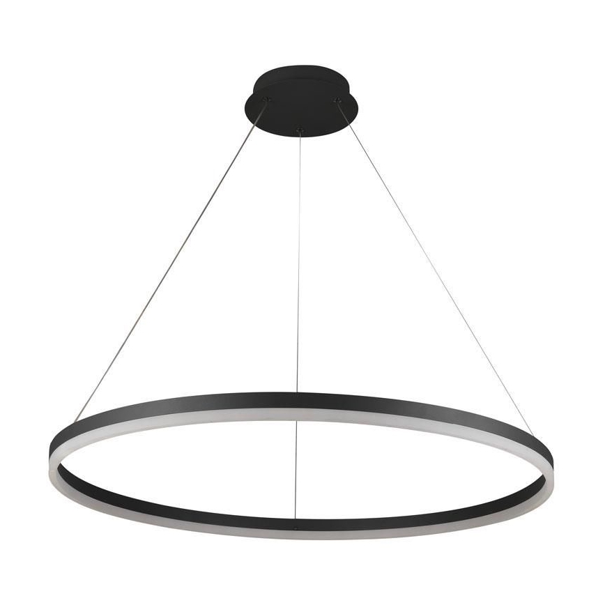 LED Stmívatelný lustr na lanku LED/55W/230V 3000-6500K pr. 80 cm + dálkové ovládání
