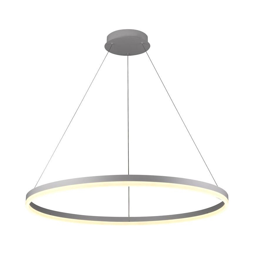 LED Stmívatelný lustr na lanku LED/55W/230V 3000-6500K pr. 80 cm + dálkové ovládání