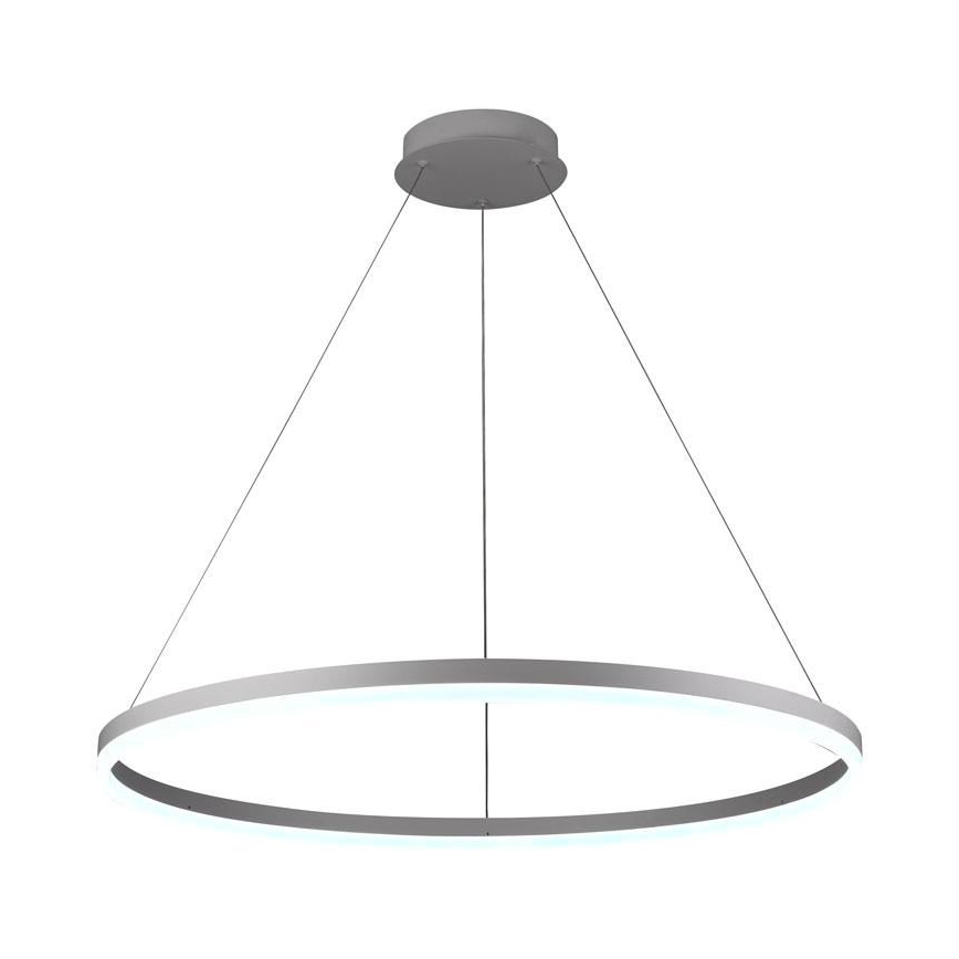 LED Stmívatelný lustr na lanku LED/55W/230V 3000-6500K pr. 80 cm + dálkové ovládání