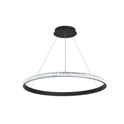 LED Stmívatelný lustr na lanku LED/55W/230V 3000-6500K + dálkové ovládání