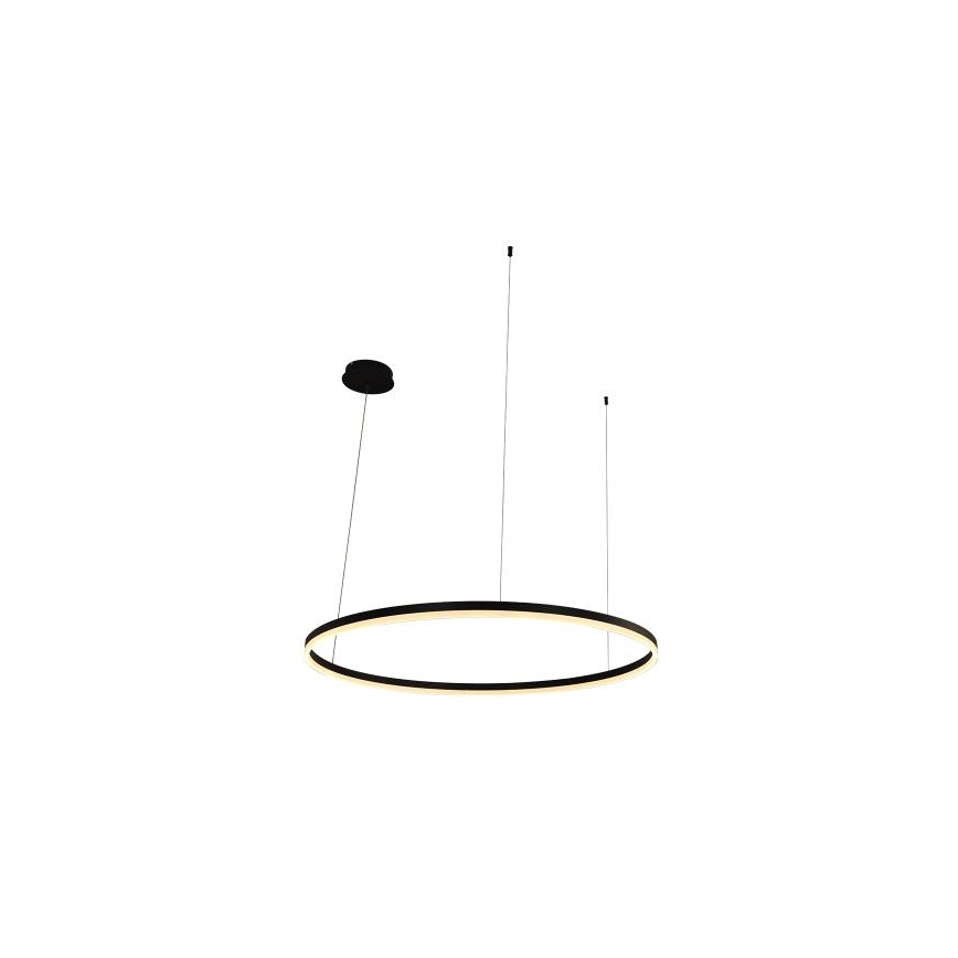 LED Stmívatelný lustr na lanku LED/55W/230V 3000-6500K + dálkové ovládání