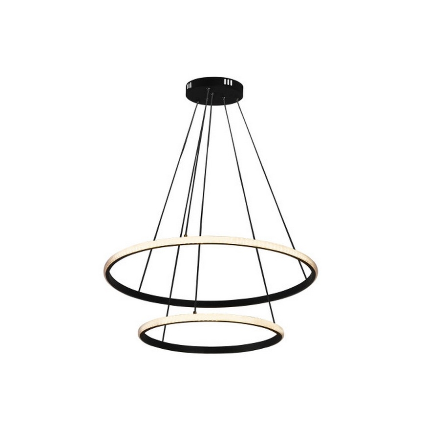 LED Stmívatelný lustr na lanku LED/55W/230V 3000-6500K pr. 60 cm + dálkové ovládání