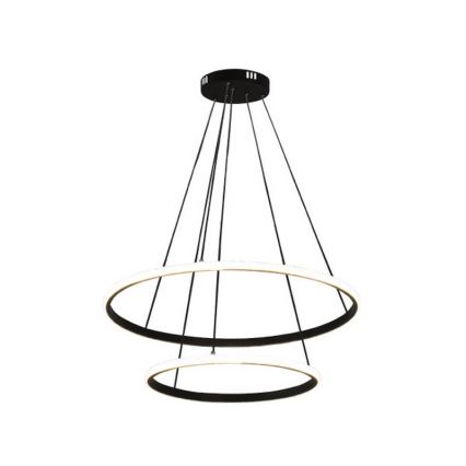 LED Stmívatelný lustr na lanku LED/55W/230V 3000-6500K pr. 60 cm + dálkové ovládání