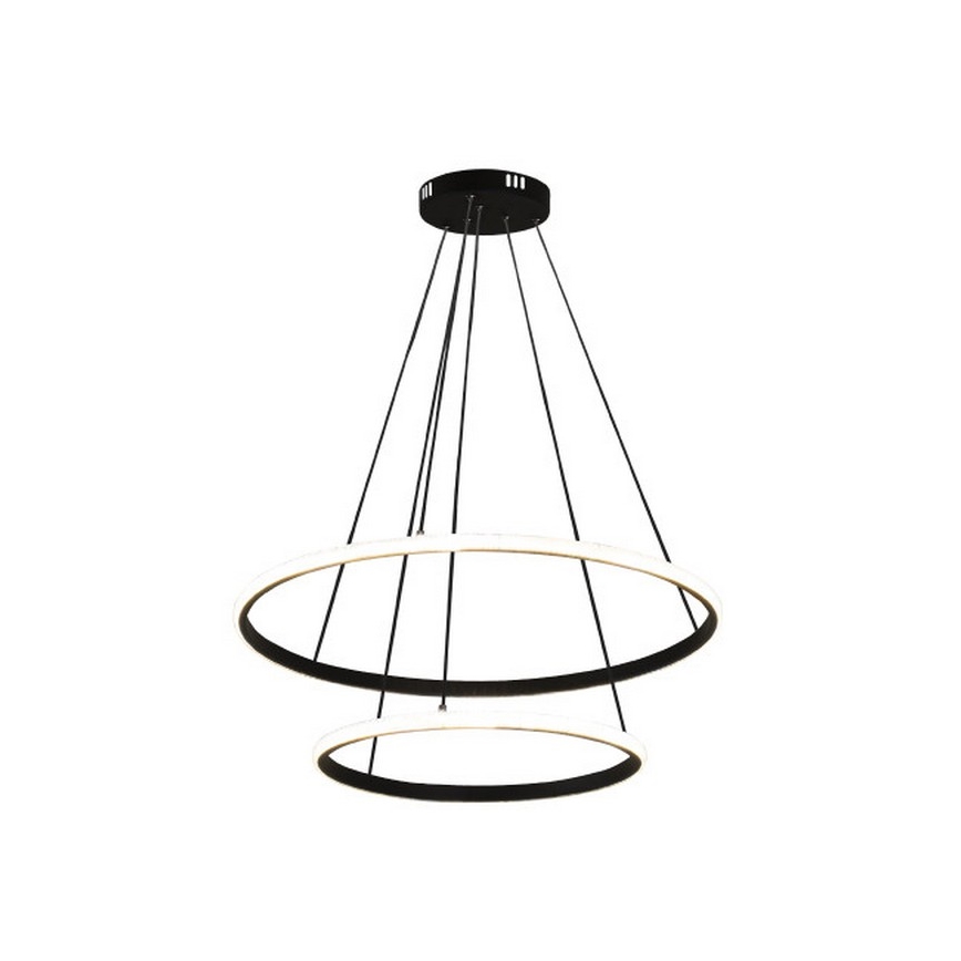 LED Stmívatelný lustr na lanku LED/55W/230V 3000-6500K pr. 60 cm + dálkové ovládání