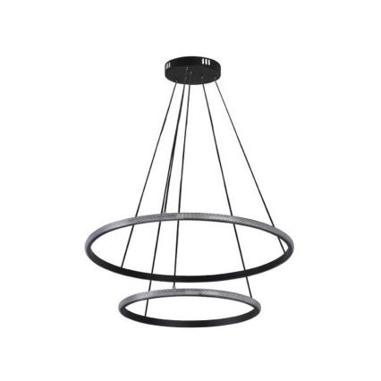 LED Stmívatelný lustr na lanku LED/55W/230V 3000-6500K pr. 60 cm + dálkové ovládání