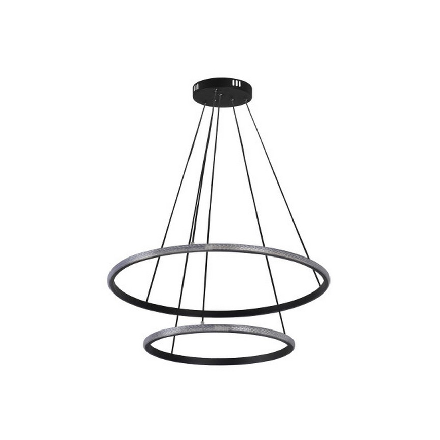 LED Stmívatelný lustr na lanku LED/55W/230V 3000-6500K pr. 60 cm + dálkové ovládání