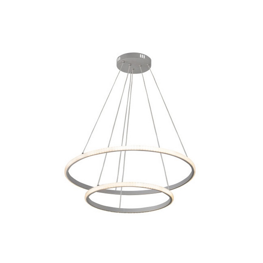 LED Stmívatelný lustr na lanku LED/55W/230V 3000-6500K pr. 60 cm + dálkové ovládání