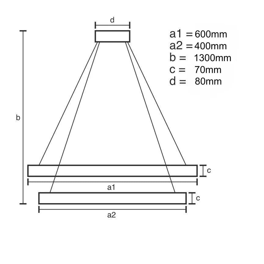 LED Stmívatelný křišťálový lustr na lanku LED/65W/230V 3000-6500K + dálkové ovládání