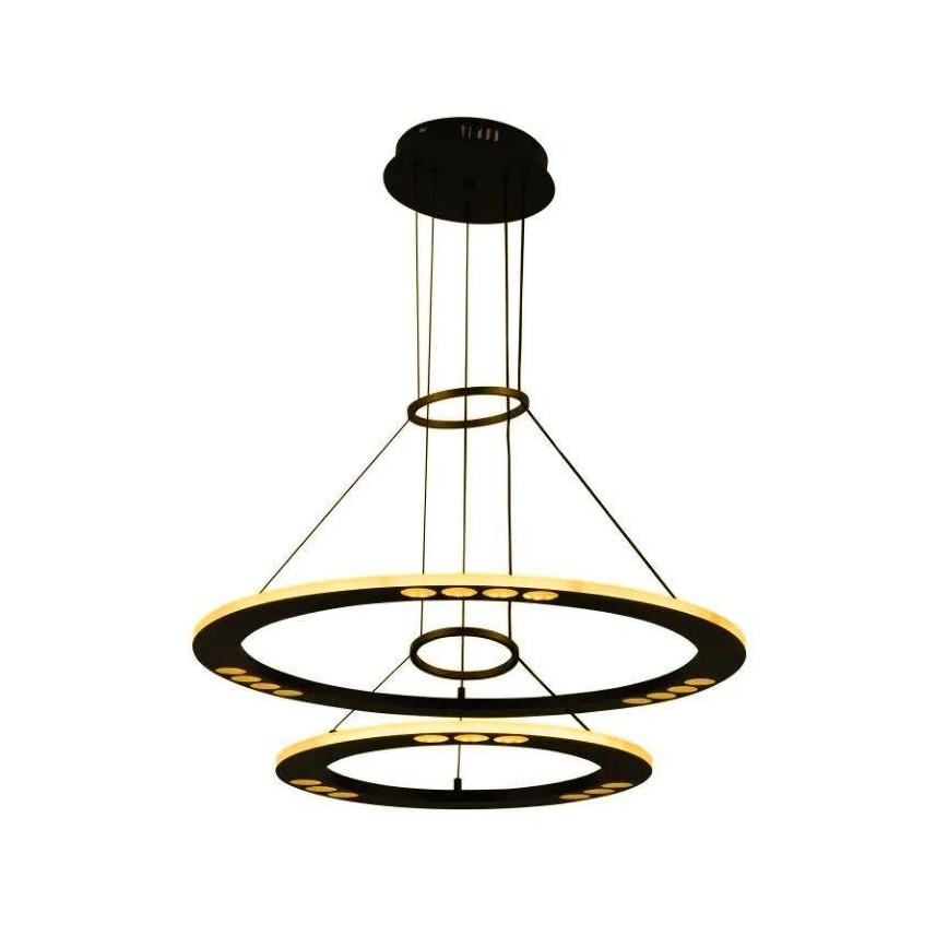 LED Stmívatelný lustr na lanku LED/65W/230V 3000-6500K + dálkové ovládání
