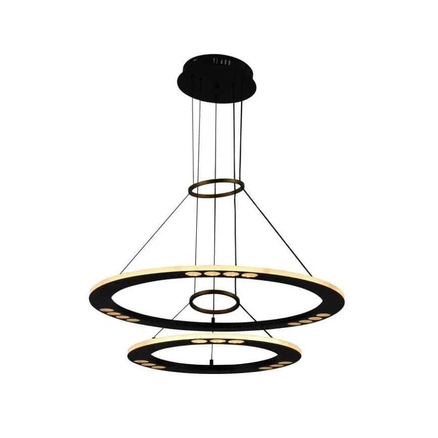 LED Stmívatelný lustr na lanku LED/65W/230V 3000-6500K + dálkové ovládání