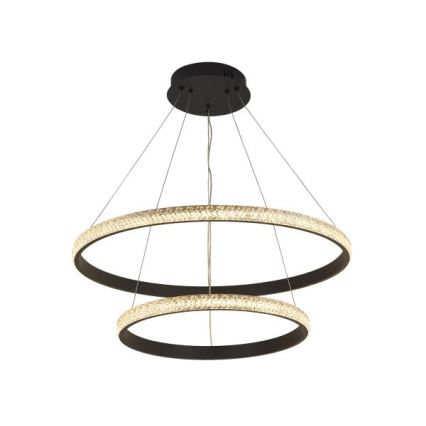 LED Stmívatelný lustr na lanku LED/65W/230V 3000-6500K pr. 60 cm + dálkové ovládání