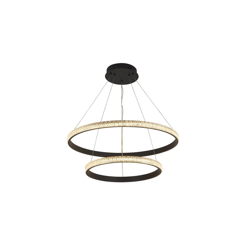 LED Stmívatelný lustr na lanku LED/65W/230V 3000-6500K pr. 60 cm + dálkové ovládání
