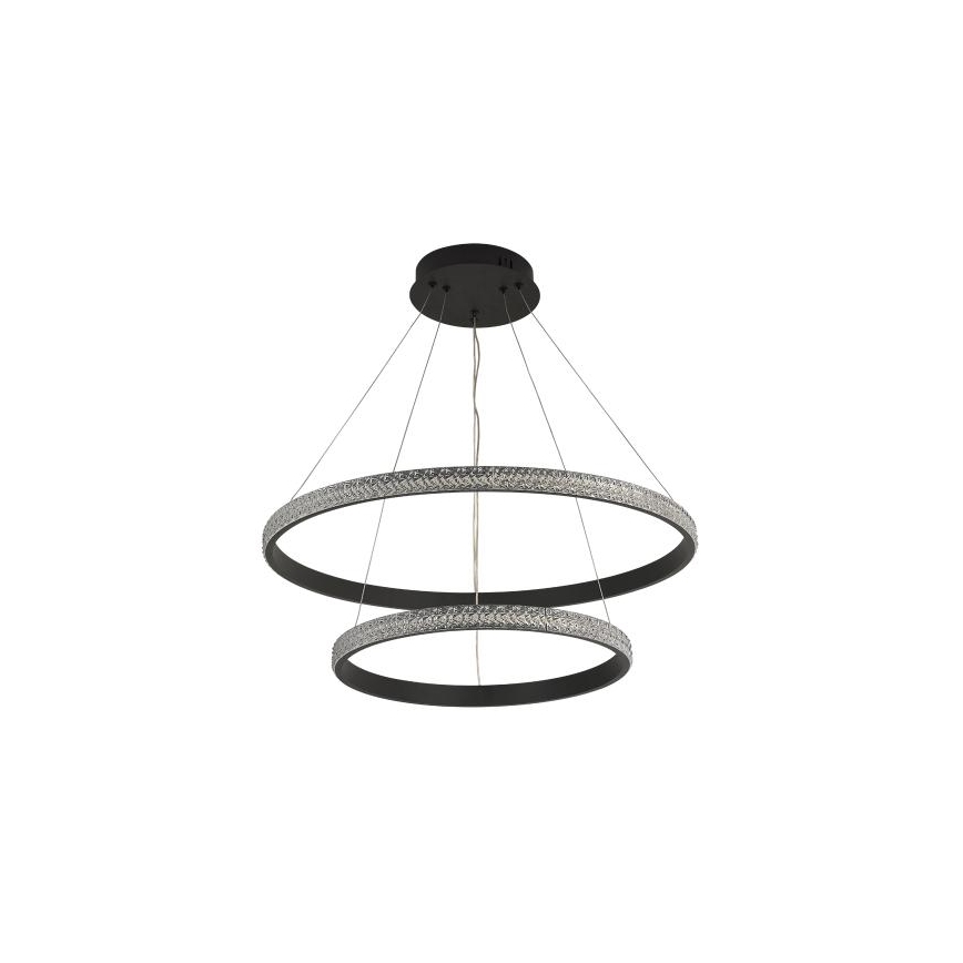 LED Stmívatelný lustr na lanku LED/65W/230V 3000-6500K pr. 60 cm + dálkové ovládání