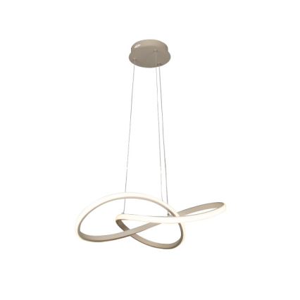LED Stmívatelný lustr na lanku LED/65W/230V 3000-6500K pr. 49 cm + dálkové ovládání