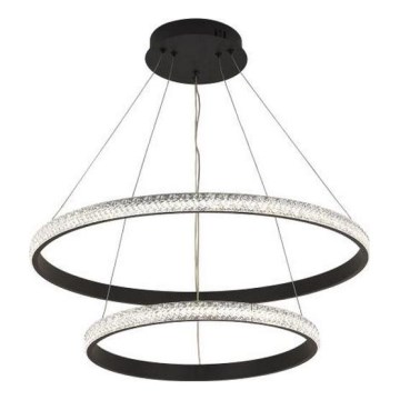 LED Stmívatelný lustr na lanku LED/65W/230V 3000-6500K pr. 60 cm + dálkové ovládání