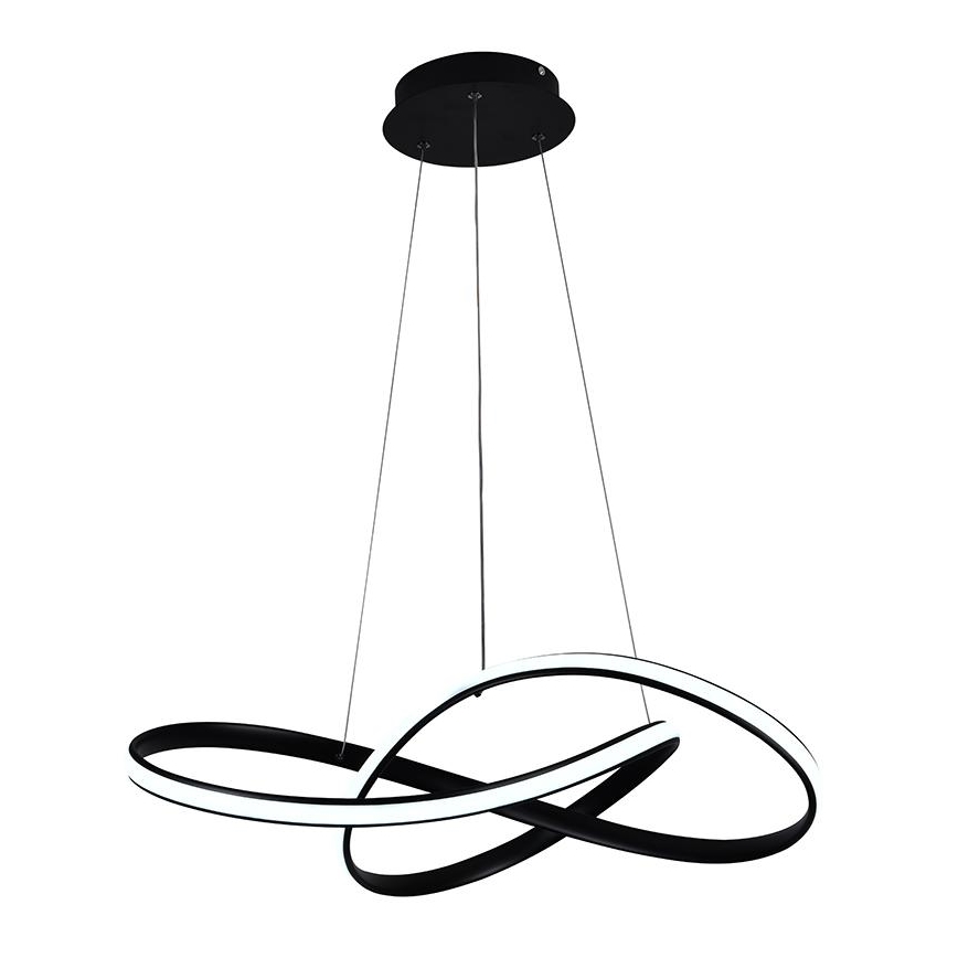 LED Stmívatelný lustr na lanku LED/70W/230V 3000-6500K pr. 55 cm + dálkové ovládání