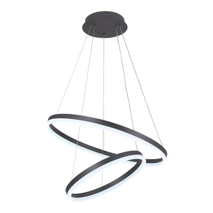 LED Stmívatelný lustr na lanku LED/70W/230V 3000-6500K + dálkové ovládání